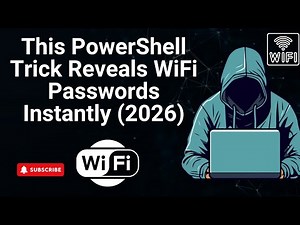 This PowerShell Trick Reveals WiFi Passwords Instantly (2026)