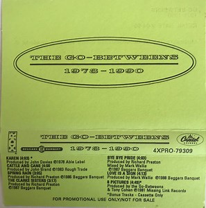 The Go-Betweens - 1978-1990