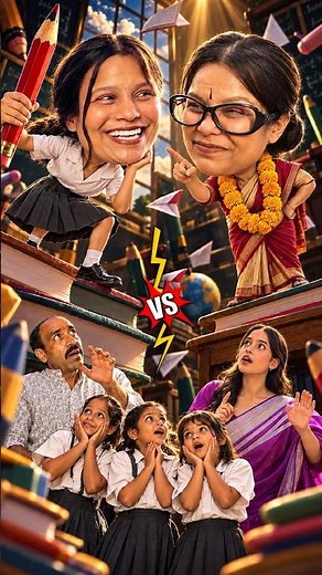 Principal vs Student 😱❤️ Middle Class School Story 🚌🤯😜 #shorts #funny #viral #reels