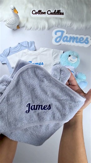 Luxury Personalised Baby Gift Set | 6 Beautiful Personalised Baby Keepsakes 🤍