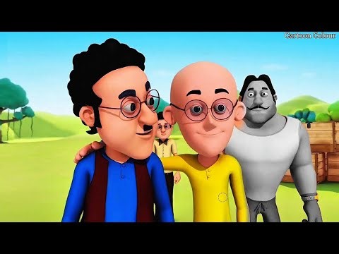 Dots to Cartoon: Drawing Motu Patlu step-by-step
