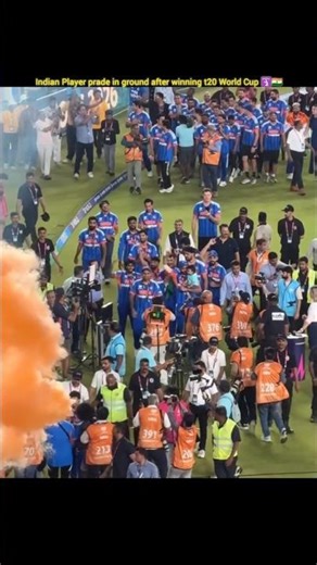 indian player are celebrating win in ground ☠️🫂