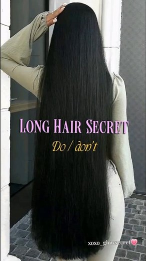 Healthy Hair Secret 🌷🎀 | Long Hair Growth Tips ✨ #haircare #longhair #shorts