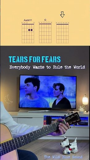 Everybody Wants to Rule the World - Tears for Fears | Easy Guitar Tutorial 🎸