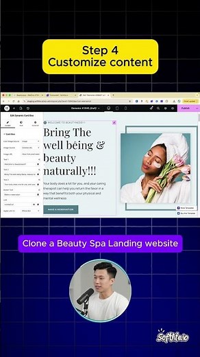 Want to turn a Beauty Spa website into an editable Elementor layout?