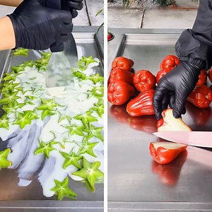 1.9M views · 9K reactions | Tropical Fruits -Satisfying Yummy Ice Cream | Cake Junkie | Facebook