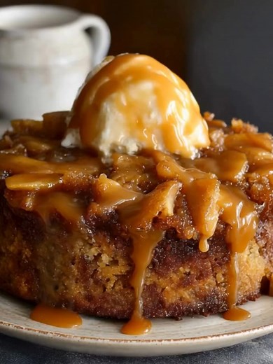 Sticky Toffee Apple Cake | Yum Yum Recipes