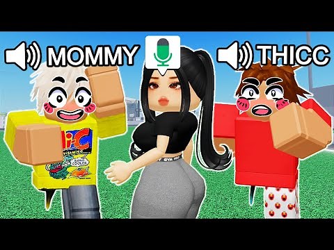 THICC E-GIRL Trolling In Roblox VOICE CHAT 4!