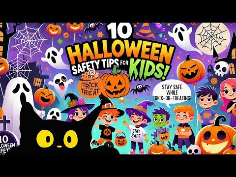 10 Halloween Safety Tips for Kids! 🎃👻