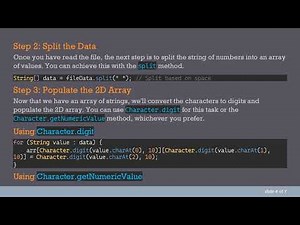 How to Efficiently Read Numbers from a File into a 2D Array in Java
