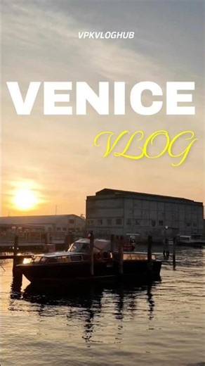 Venice Sunrise | Calm Cinematic Travel Vlog| Italy Travel Experience #venice #travel #italyvlog