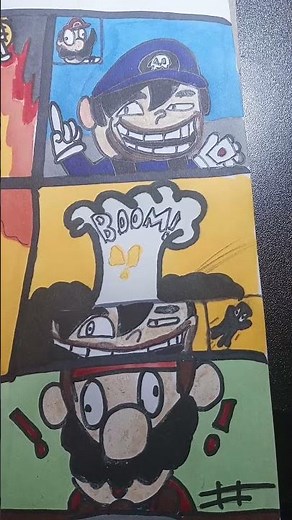 Fan-made Smg4 Drawing short: 6 Pics of Everything can be An Album Cover 👍