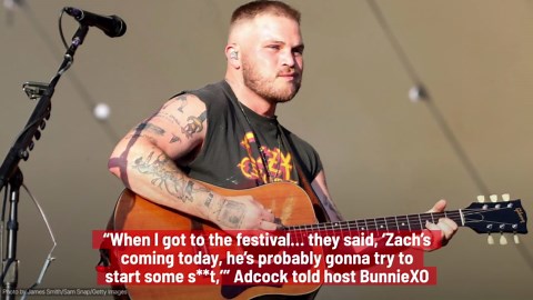 Adcock Says Zach Bryan Was "Drunk As Hell" During Festival Clash