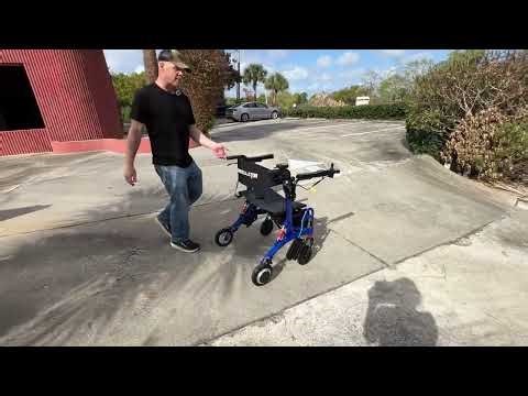 Introducing The Wheellator XL 400 Lbs Capacity Motorized Walker Wheelchair