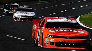 Larson holds off the veterans, wins at CMS - NASCAR O'Reilly Videos