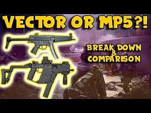 Vector or MP5?! (The Division) Sub Machine Gun Comparison.