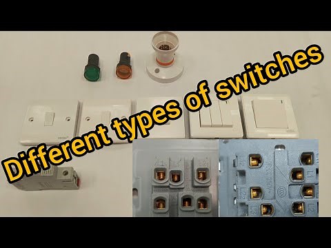 DIFFERENT TYPES OF ELECTRICAL SWITCHES |how to identify them and where to use them|
