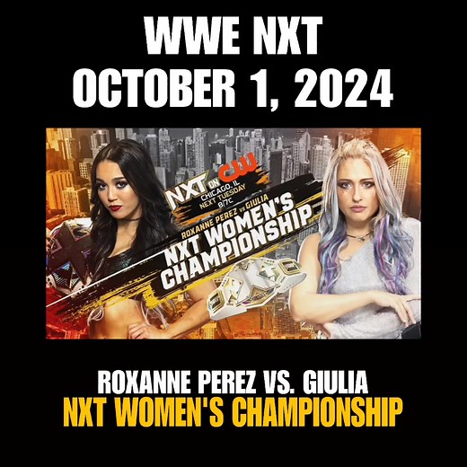 WWE NXT Women's Championship Match: Roxanne Perez vs. Giulia Highlights
