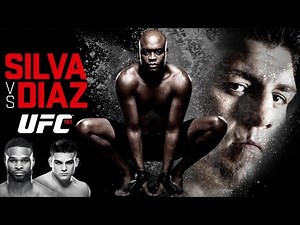 UFC 183 - Silva vs Diaz (CaRtOoNz vs H2O Delirious) (Full Fight)