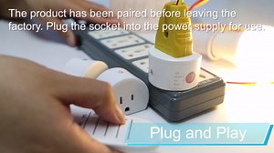 Wireless Remote Control Outlet, SURNICE Mini Remote Light Switch 10A/1200W for Christmas Lights, Up to 130 FT Long Range, FCC and ETL Certified