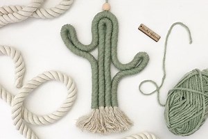 How to Make a Macrame Cactus 🌵 - Easy Video Tutorial by Soulful Notions | Macrame for Beginners