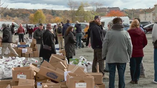 Regional Food Bank holds food drive-thru amid SNAP delays