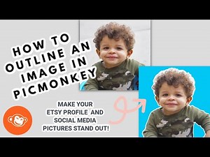 How To Outline An Image With Picmonkey | Picmonkey Tutorial | Etsy Marketing | Nancy Badillo