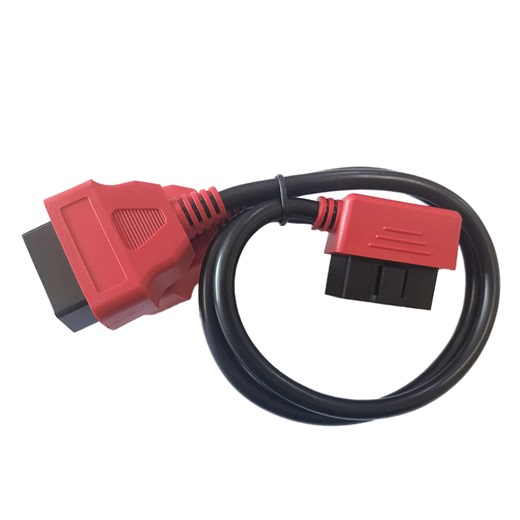 16pin 16 Wires Red Connector Obd 2 Obd2 Male to 2 Female Extension Adapter Cable