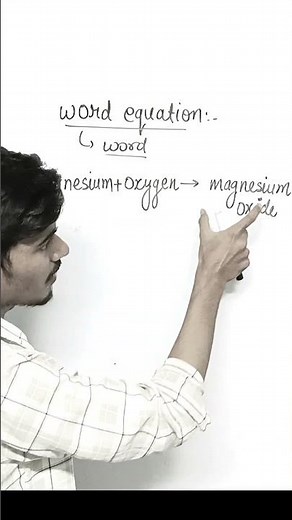 What is word equation | Class 10th Science #class10 #chemistry