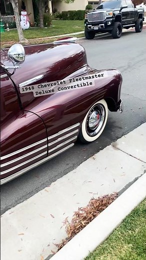 1948 Chevrolet Fleetmaster Deluxe Convertible on Bags #classic #lowrider #california #chevrolet