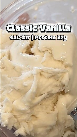Low Calorie, High Protein Vanilla Ice Cream!