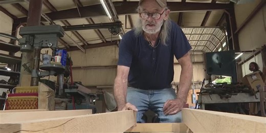76-year-old shipwright builds life-size replica of boat from ‘Jaws’ for film’s 50th anniversary