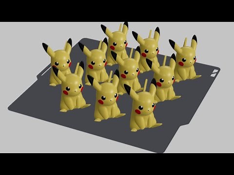 🔴 Live 3D Printing: Pikachu x10 — Multicolor Print! ⚡🖨️