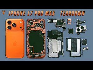 iPhone 17 Pro Max TEARDOWN - See what's inside this phone!