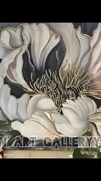 1004-how to apply flower texture on canvas