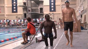 Just a few years ago, Roderick Sewell was a homeless teenager with no legs who was failing school. Today, he’s a world-class athlete, he’s the first in his family to graduate college and last weekend, he made history, becoming the first above-the-knee double amputee to complete the IRONMAN, the 140-mile triathlon considered the world’s most grueling race. His life started turning around when he got involved with the Challenged Athletes Foundation, an organization that not only provides running l