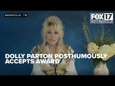 Dolly Parton posthumously accepts Americana Lifetime Achievement award