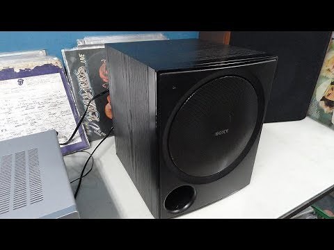 O Rei do Som - SubWoofer Ativo Sony SA-WP780