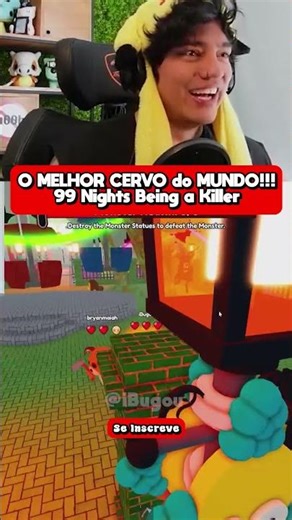 ACHEI O MELHOR JOGADOR DE CERVO DO MUNDO!!! #Roblox #99Nights