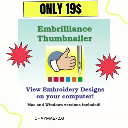 Embrilliance Thumbnailer – View Embroidery Designs Instantly on Your Computer #embrillianceessential
