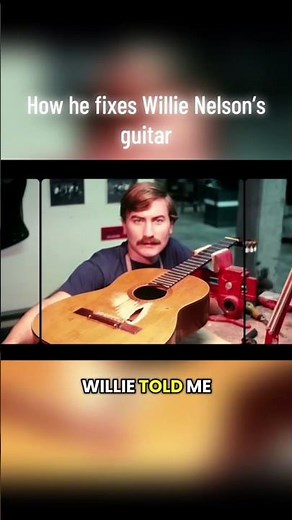 Willie Nelson’s historical guitar #WillieNelson #Trigger #Guitar #countrymusic #classiccountrymusic
