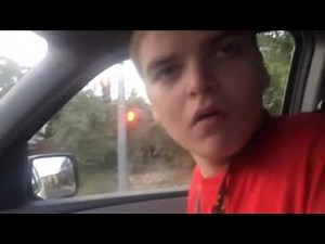 Teen with autism using AAC in the car
