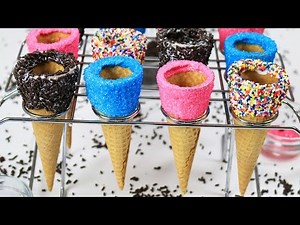 How to Decorate Ice Cream Cones - Dalya Rubin - It's Raining Flour Episode 84