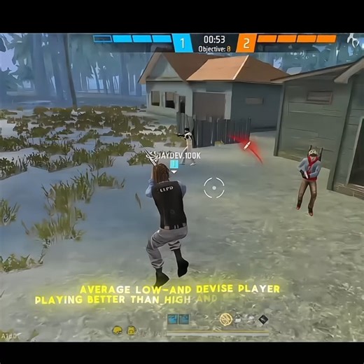 average low-and devise player playing better than high and devise player ☠️#freefire #shortvideo