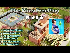 New Update! The Sims FreePlay Mod Apk 5.92.1 | Unlimited Money Unlimited Gem | Gameplay