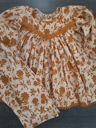 stylish baby girl dress designing ideas Cutting nad stitching video in my youtube channel link in bio. #stylebymisbah #handmadedress #frocks #viral #fyp