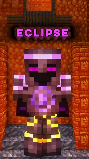 Minecraft: ECLIPSE Armor Trim #minecraft #shorts