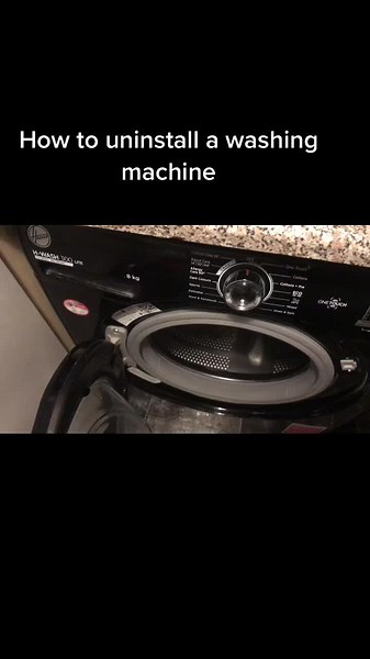 How to uninstall a washing machine | go on my YouTube page: ‘Mike Protoncee’ to watch the full video #washingmachine #movingout #movinghouse #movinghome #diy
