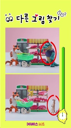 A Crocodile Came to the Tiger's Shop! | 60-Second Spot the Difference | KBS Broadcast