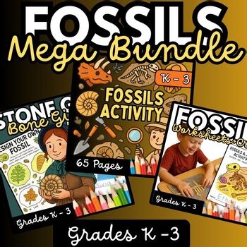 Fossils Activities Bundle | Stone Girl, Bone Girl – Mary Anning | Science K–3